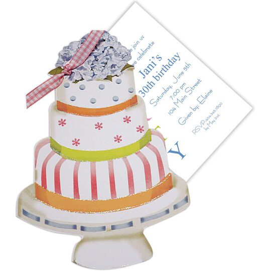 Happy Everything Die-cut Invitations